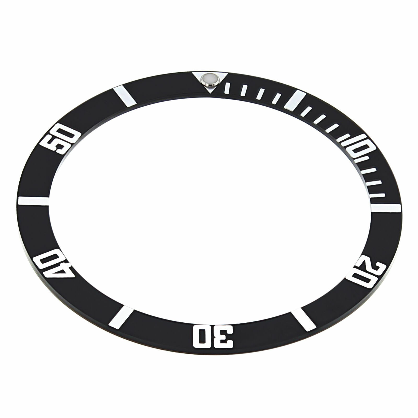 BEZEL INSERT FOR SEIKO 6105 7002 6309 7S26 6309 6306 7002 7548 SKX007 BLACK FLAT