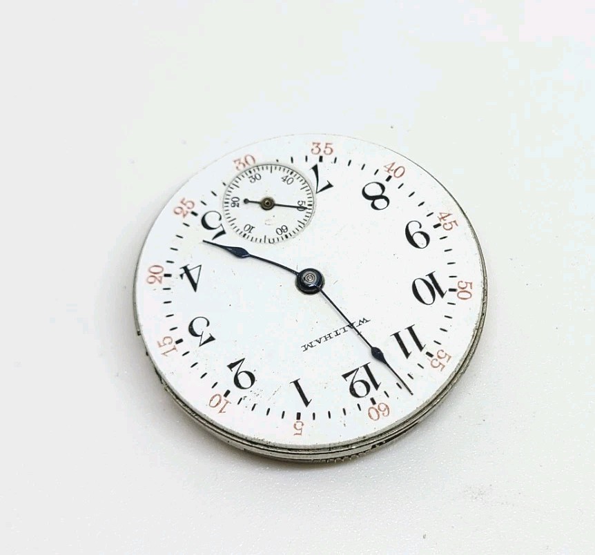 1905 Waltham Model 1891 Grade Seaside 7J 0s Pocket Watch Movement For Repair