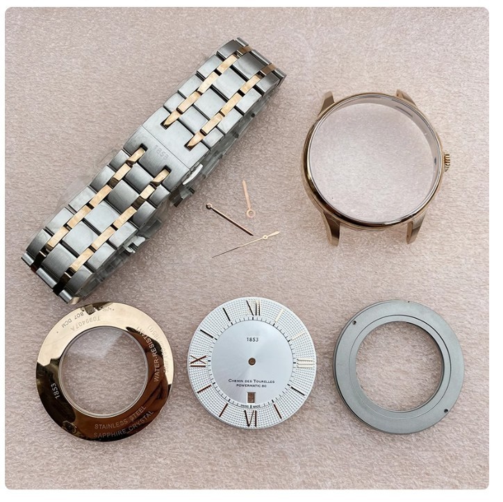 Watch Part Watch Case Dial Assembly 26mm for T099407A Caliber 80