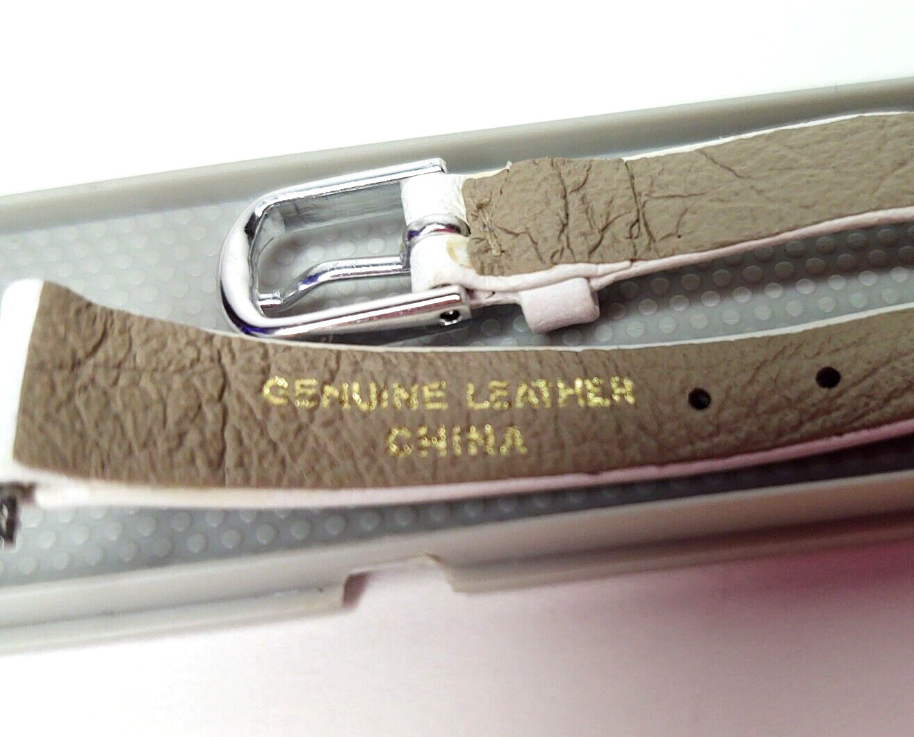 Speidel Express White Watch Band Replacement 10 mm Wide 6″ Long Leather