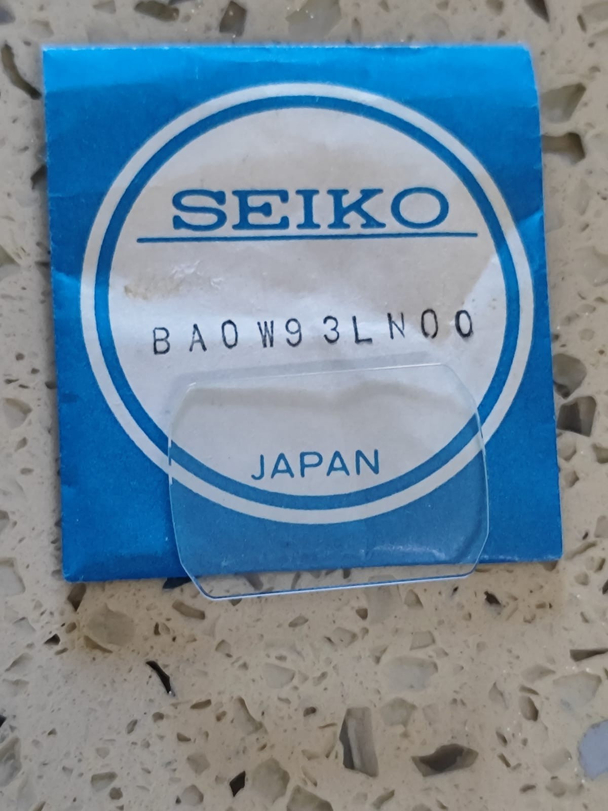 Original Seiko Glass Crystal BA0W93LN00 SEIKO LC Digtal A639-5010/501A NOS