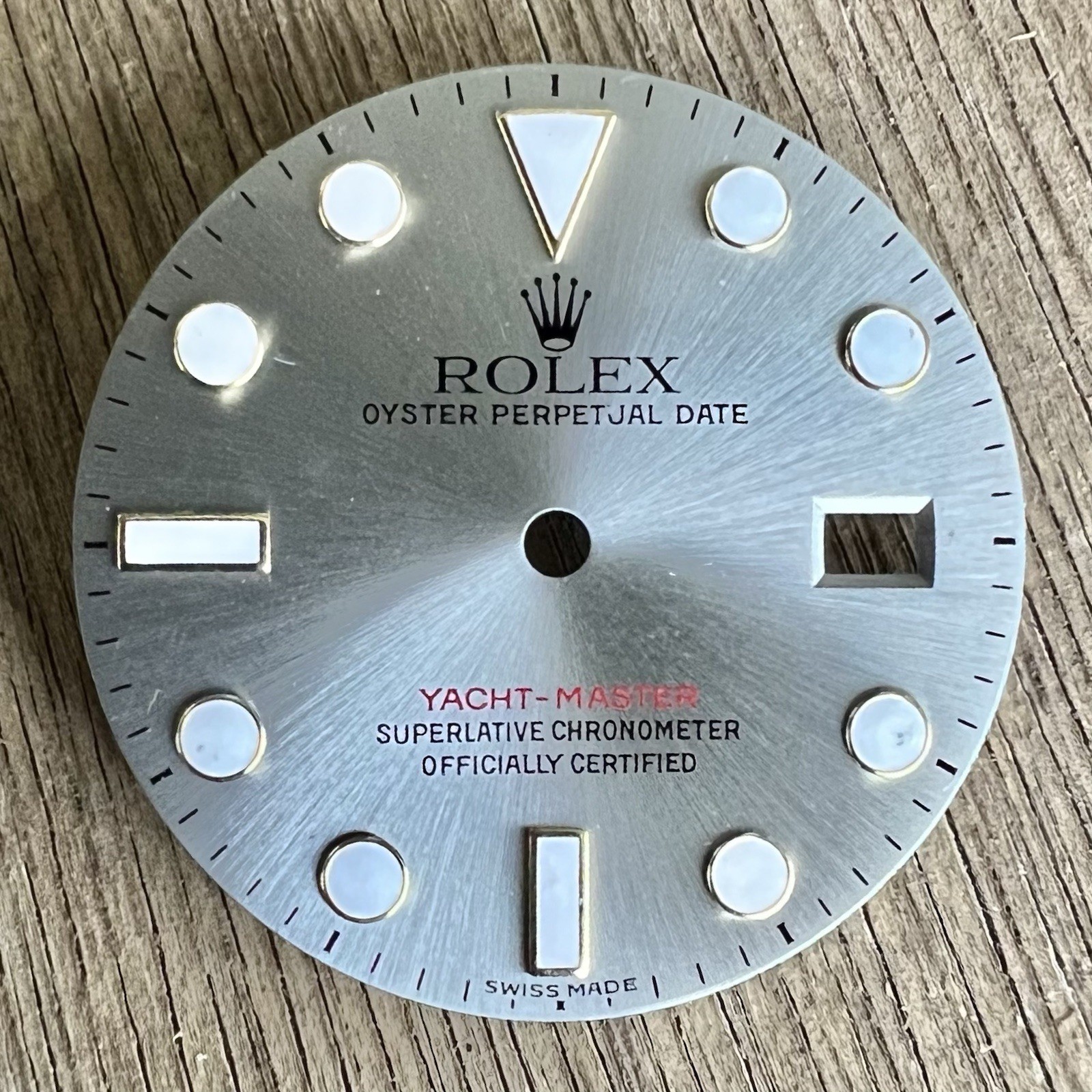 Rolex FACTORY Original Slate Gray Dial for 40mm Yacht Master Gold 16623 16628