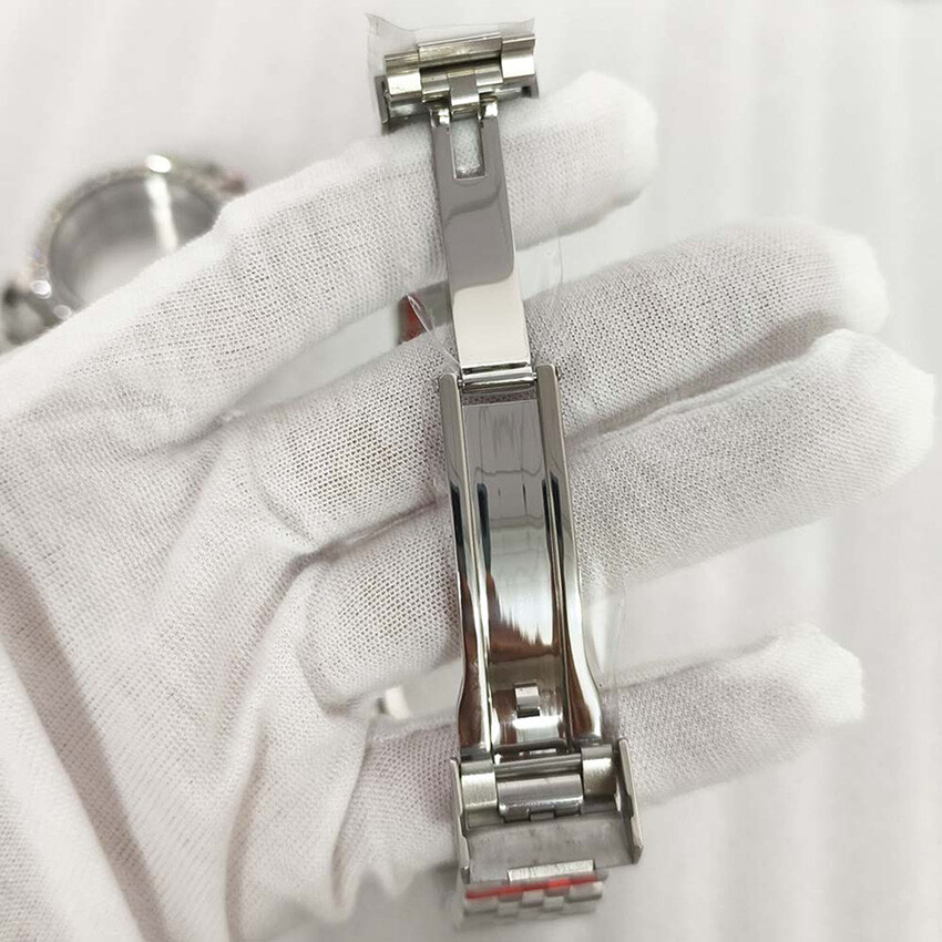 36/39mm Clear Base Stainless Steel Watch Case Strap for NH35/NH36/4R/7S Movement