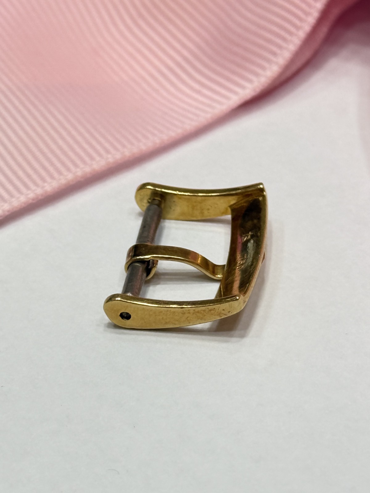 Omega Buckle 16mm Solid Gold 18k Swiss Made Genuine !