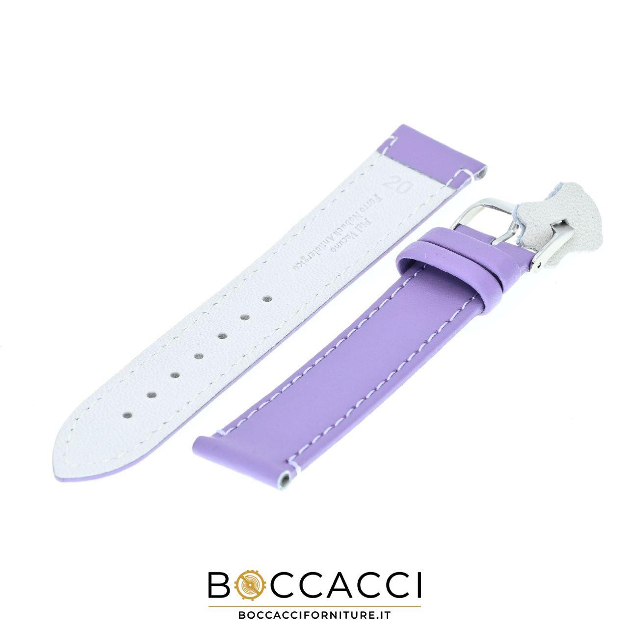 DILOY 20mm Lilac Smooth Leather Unpadded Strap (NEW)