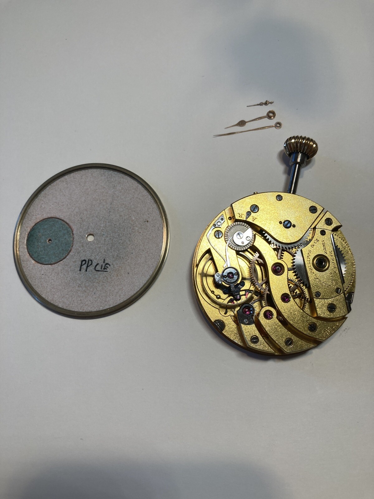 Collectible PATEK PHILIPPE Chronometero Gondolo Swiss Men’s Pocketwatch Movement