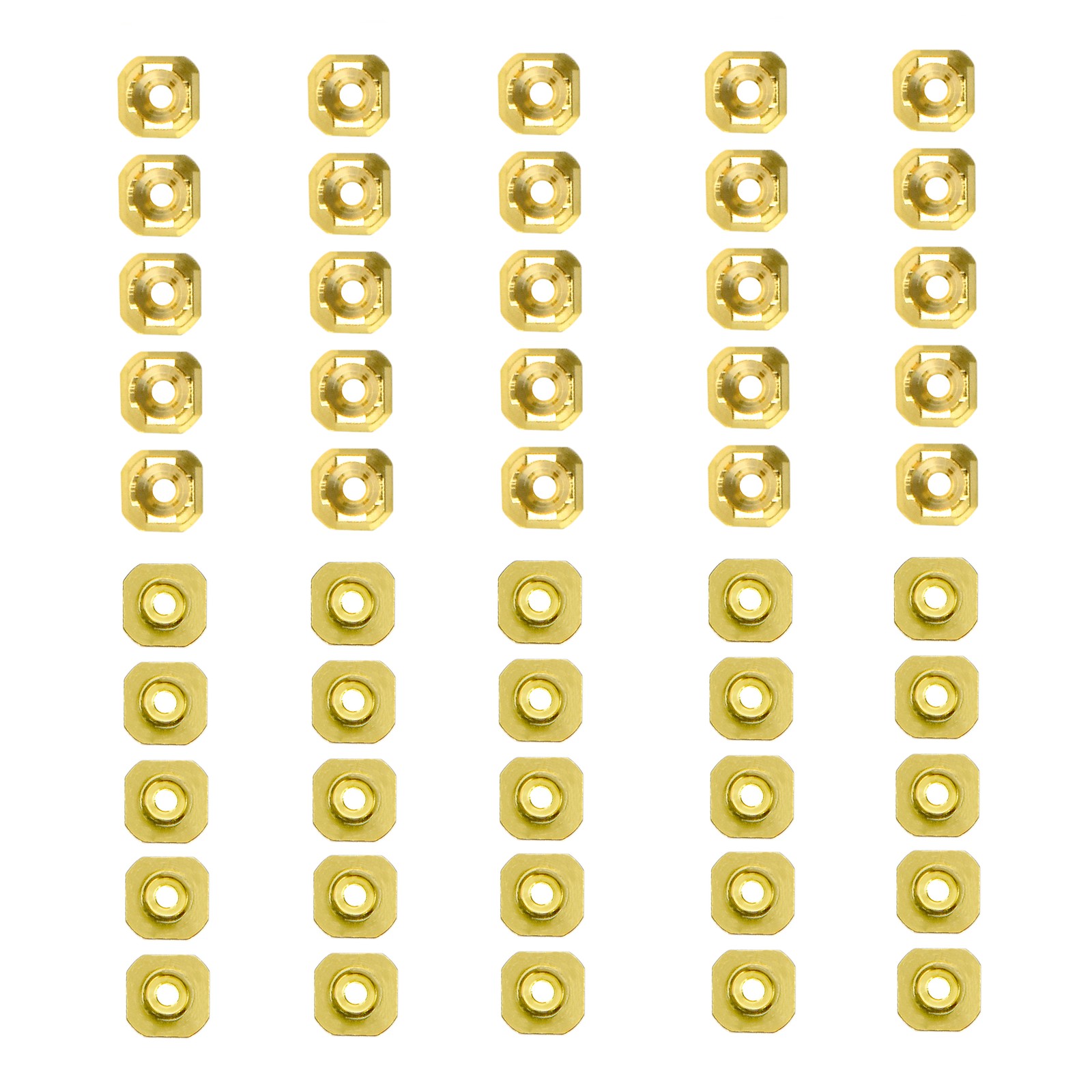 50 Pieces 2.80mm Gold Replacement Diamond Dial Markers For Rolex Men’s Face