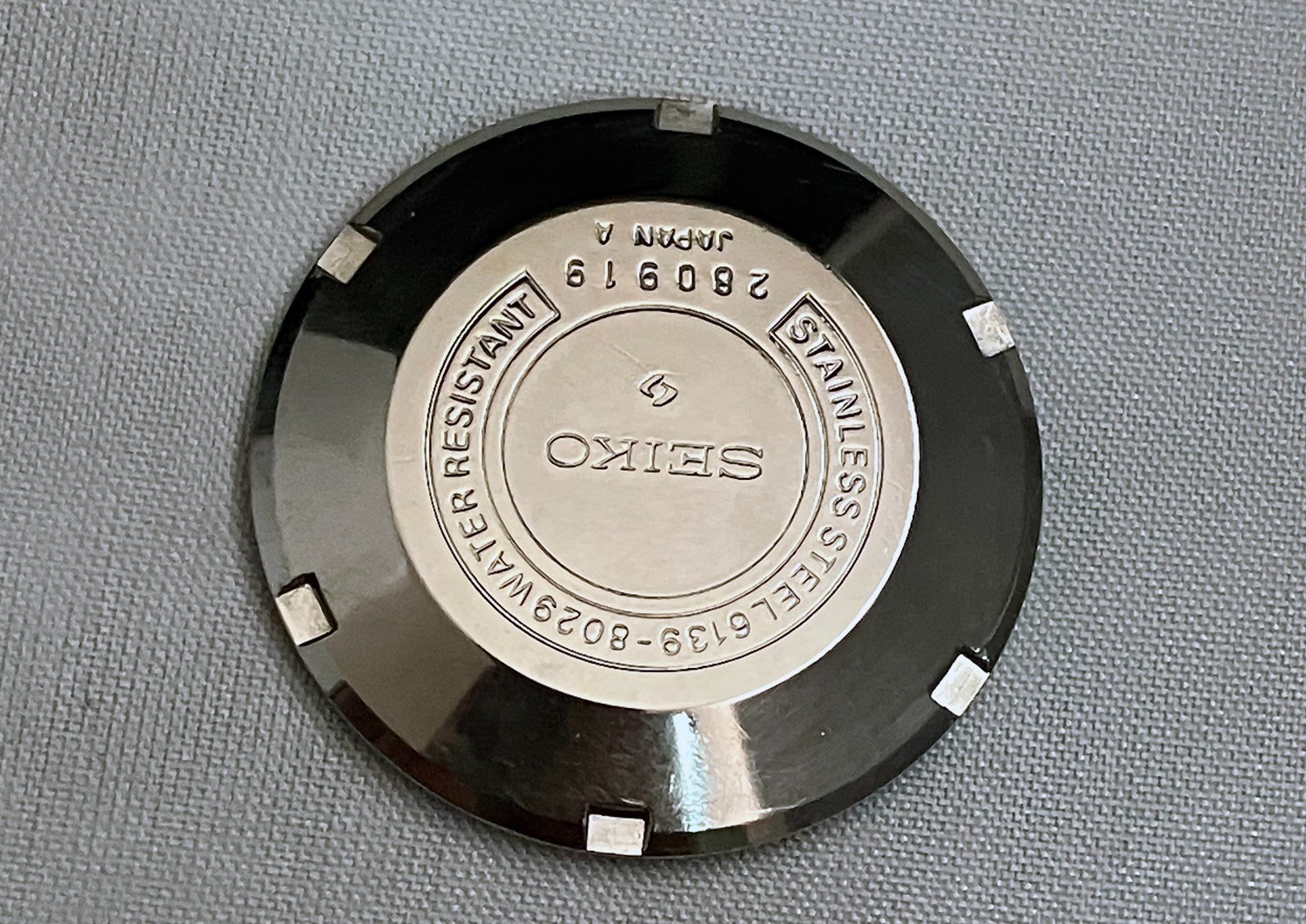Seiko 6139-8029 Rally Screw-on Case Back 1972