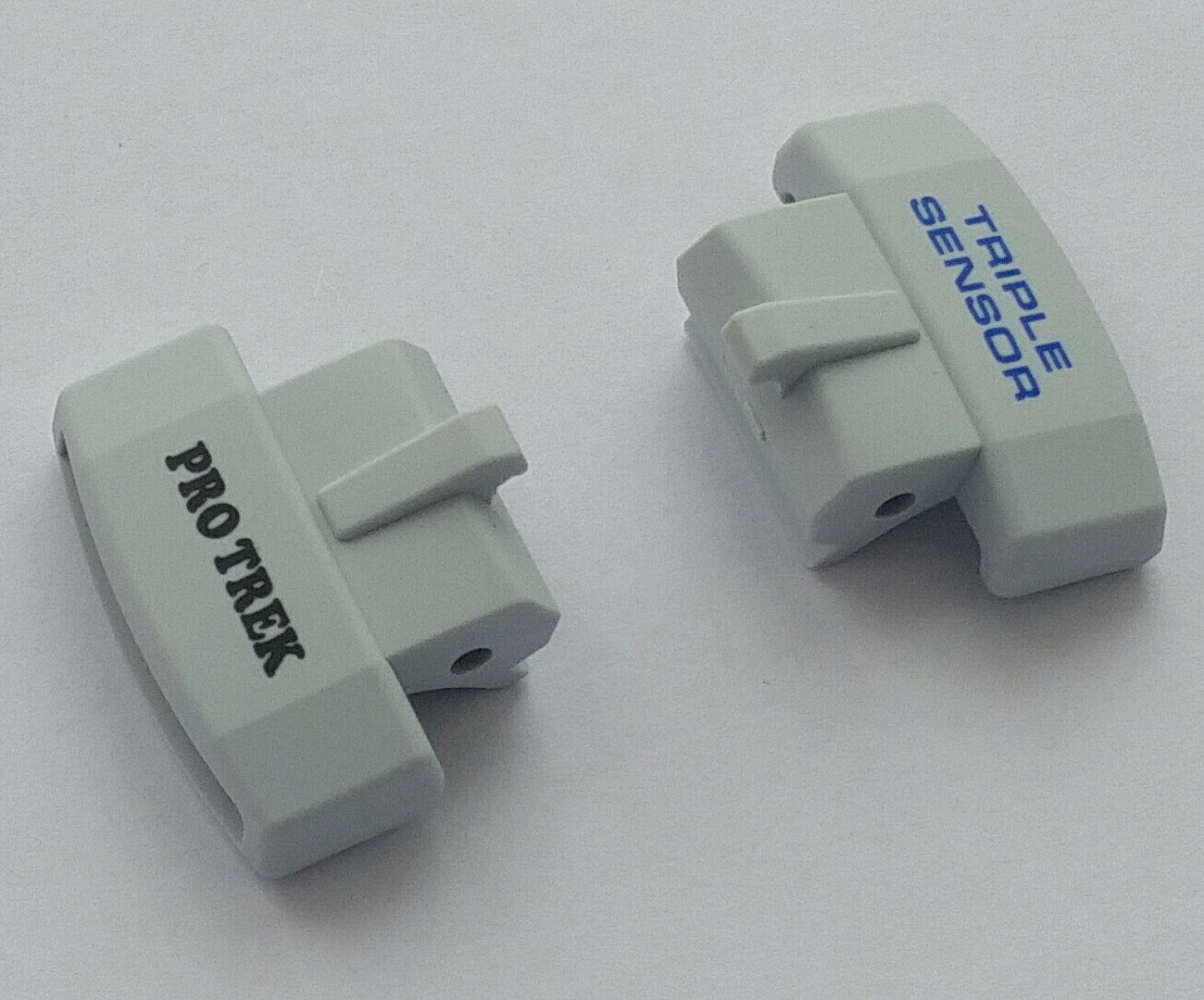 Casio ProTrek Strap Cover End Piece PRW-3000G-7 6H 12H White Silver 2 pcs