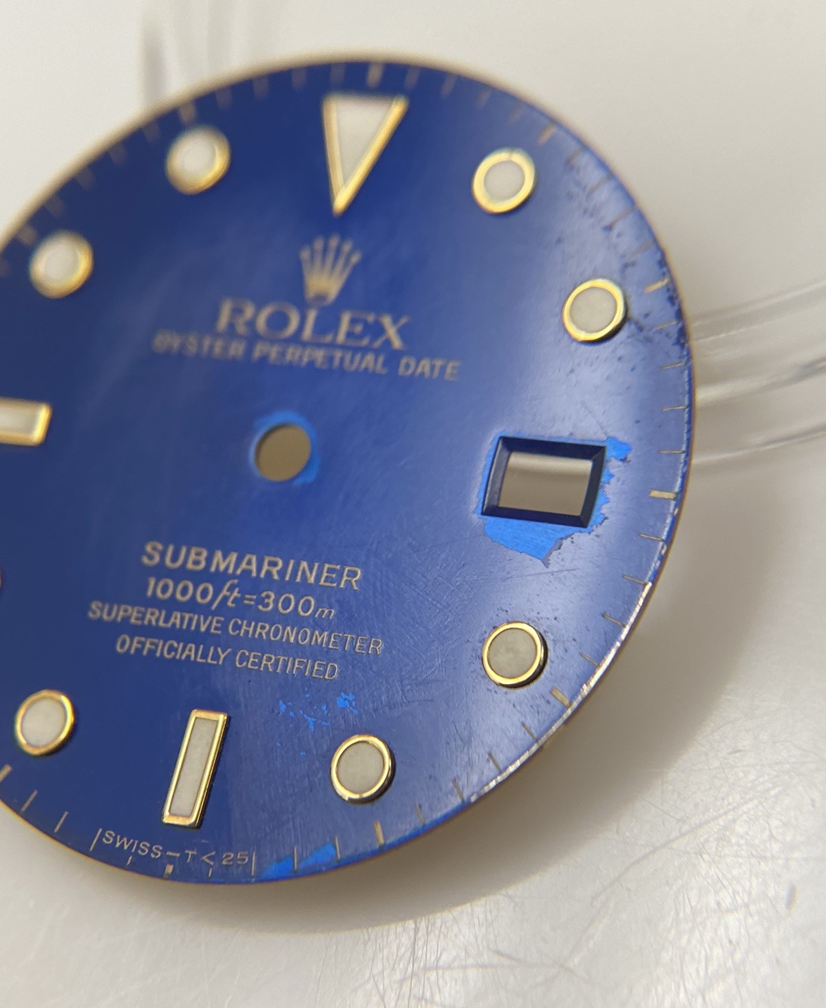 Genuine Rolex Submariner 16613 16618 16808 Cal. 3035/3135 Blue Tritium Dial