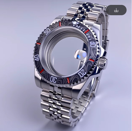 40mm NH35 Watch Case Sapphire Crystal 120 Click Bezel Fits NH34 NH35 NH36