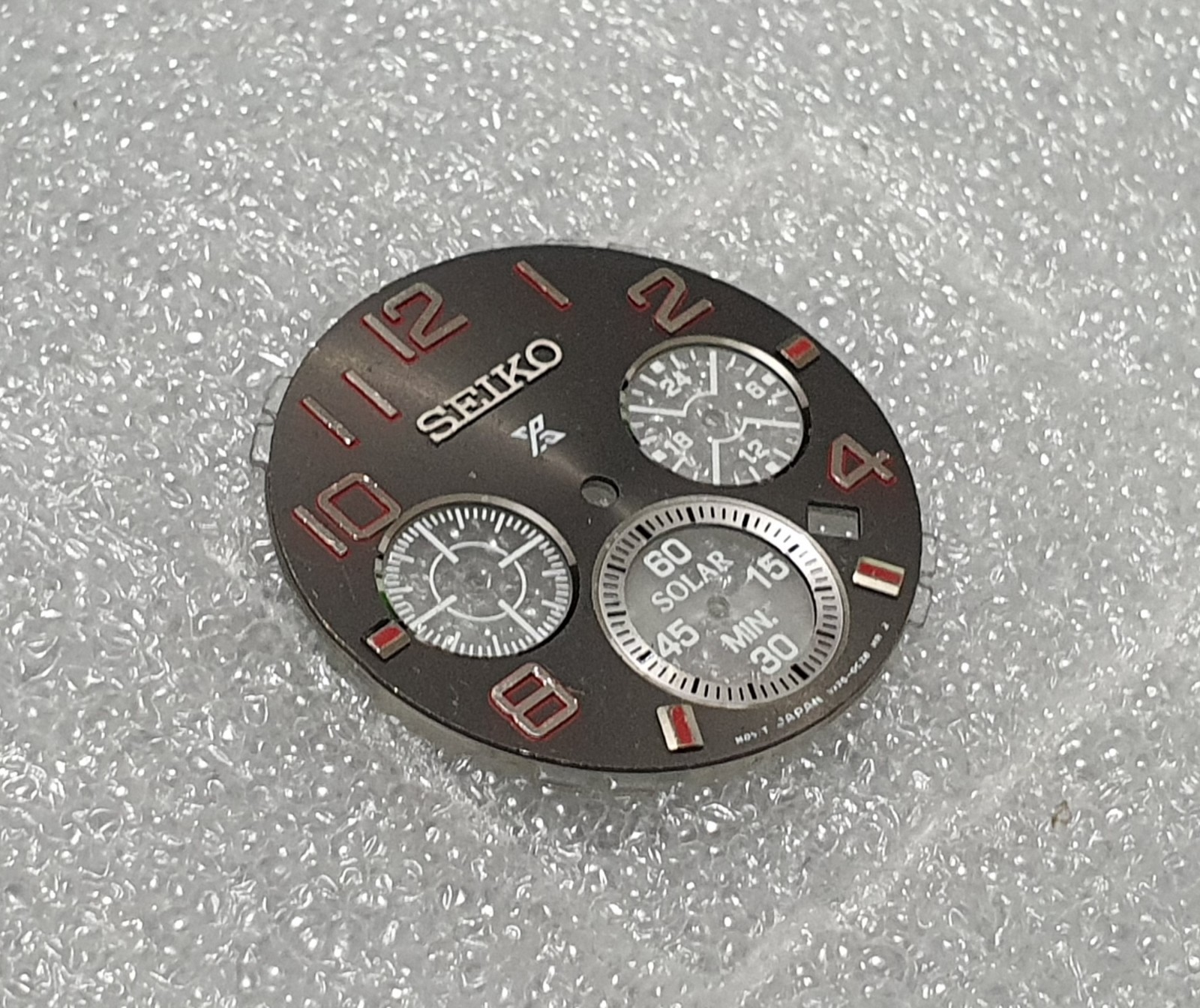 Seiko PROSPEX SOLAR Dial Part V175-0CL0 Genuine Seiko Dial Part