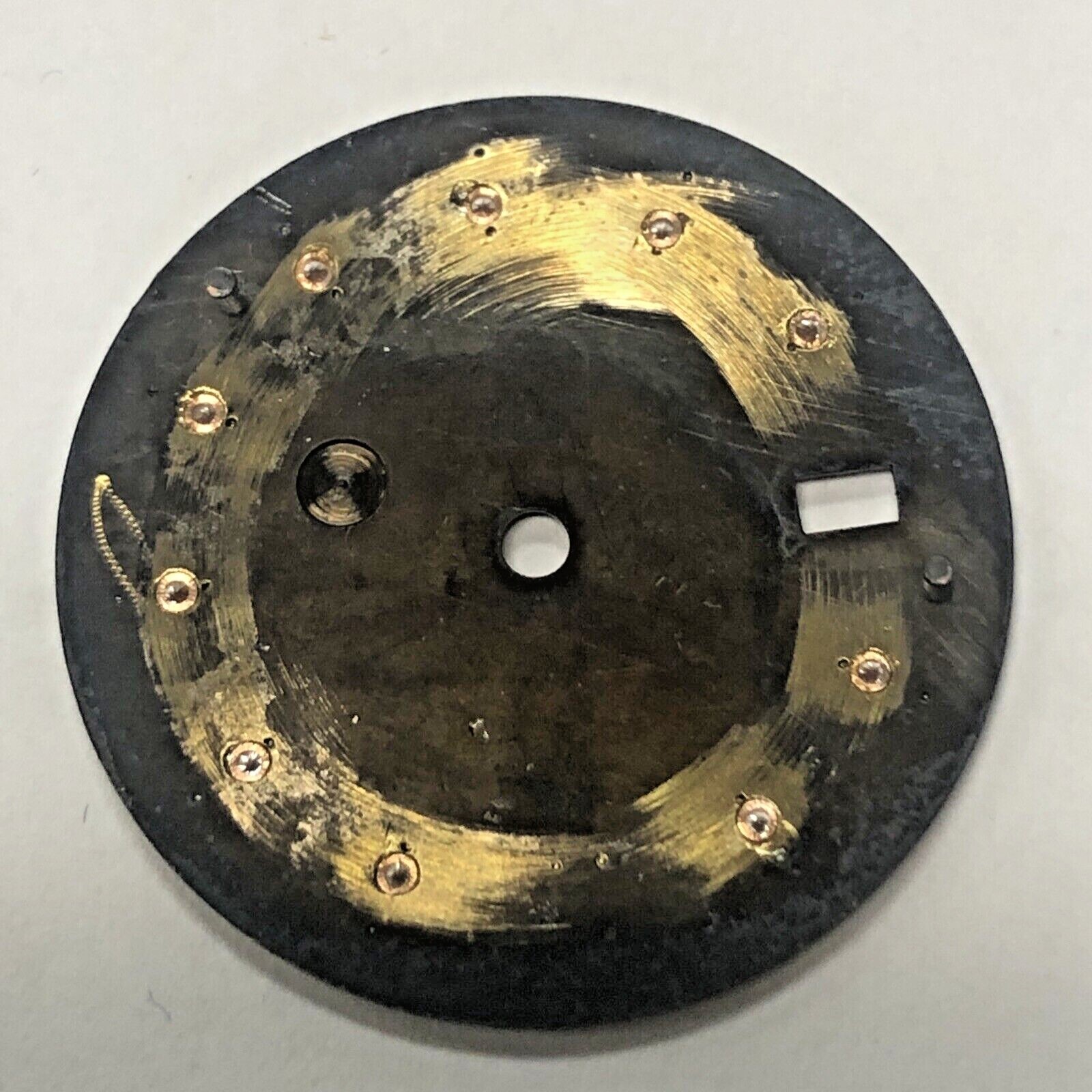 Original Rolex Dial, Date-Just Custom-Made Diamonds Rose Gold Copper Prongs Set