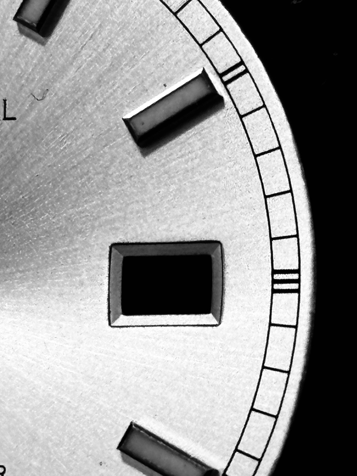 Factory Rolex Datejust Dial 16234 116234 116200 Luninous Stick Silver 36mm
