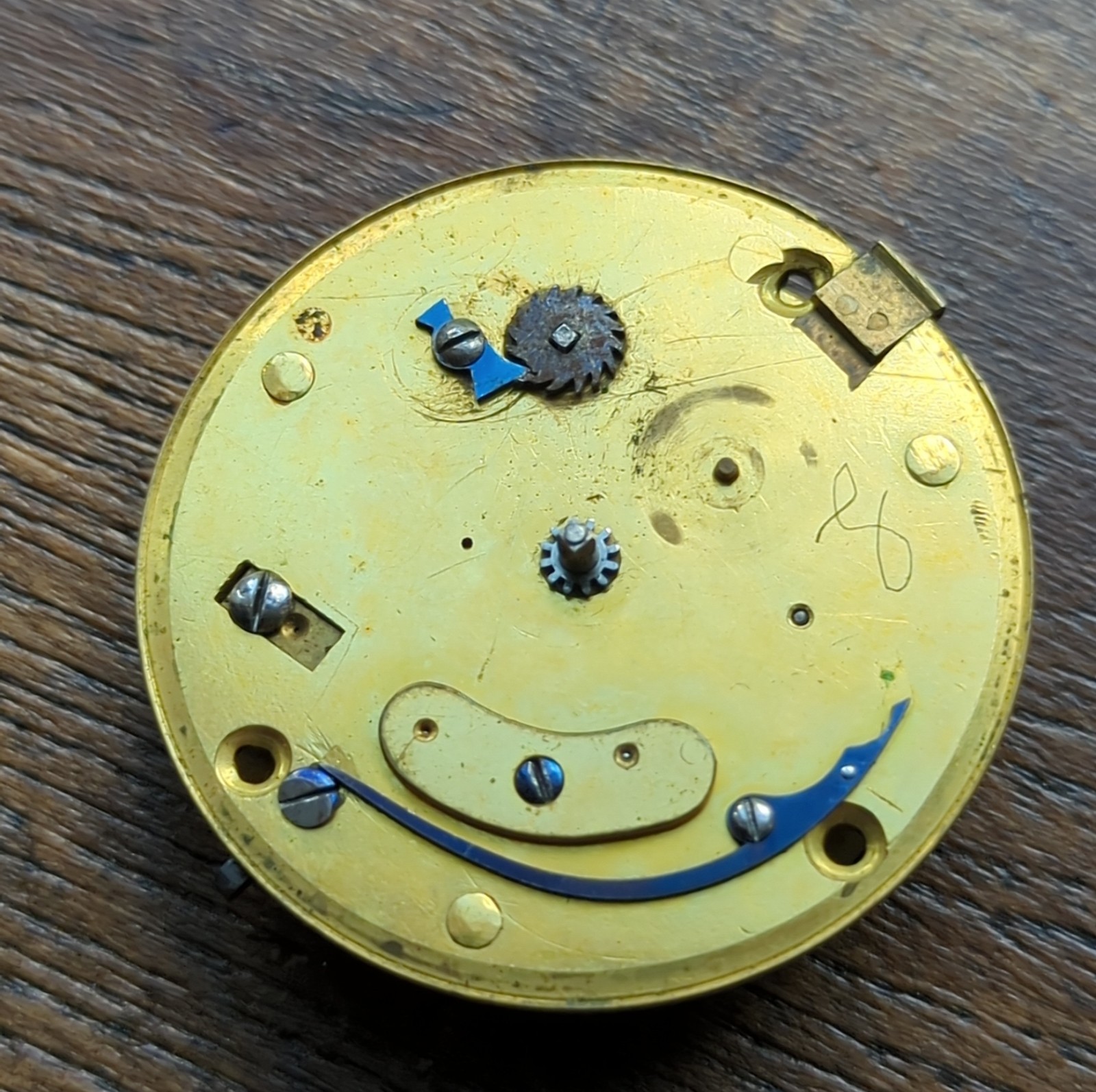 Litherland Liverpool English Rack Lever Pocket Watch Movement (AT47)
