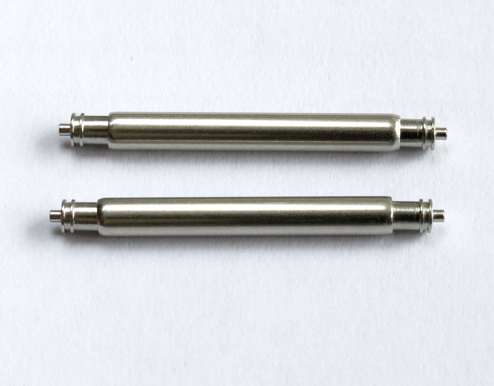 2 * 2.5mm Stainless Steel Spring Bars for 22mm lug watch Doule-Fringe 0.8mm Tip