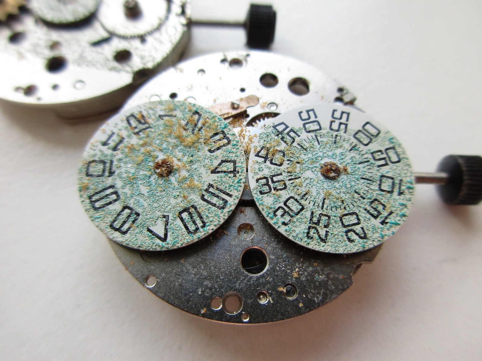 EB Bettlach cal. 8800 Swiss watch movements – direct read disks – for parts