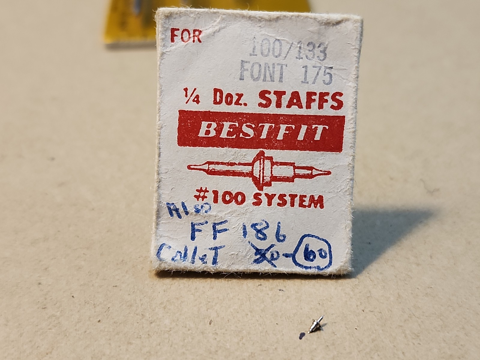 NOS Bestfit 133 Balance Staff For Font 175 & FF 186 Parts Spares Repairs