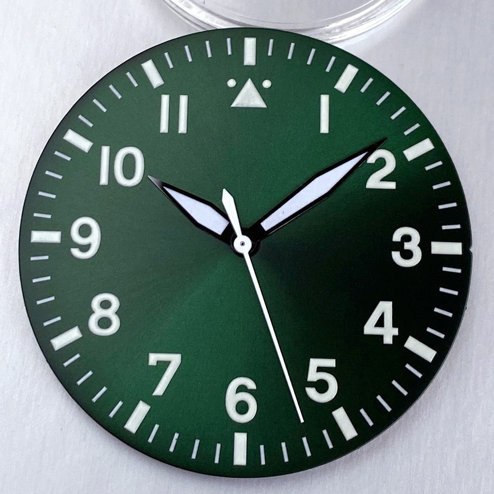 NH35 Pilot Watch Case 43mm for NH36 NH38 PT5000 ETA2824 Sapphire 200M Waterproof