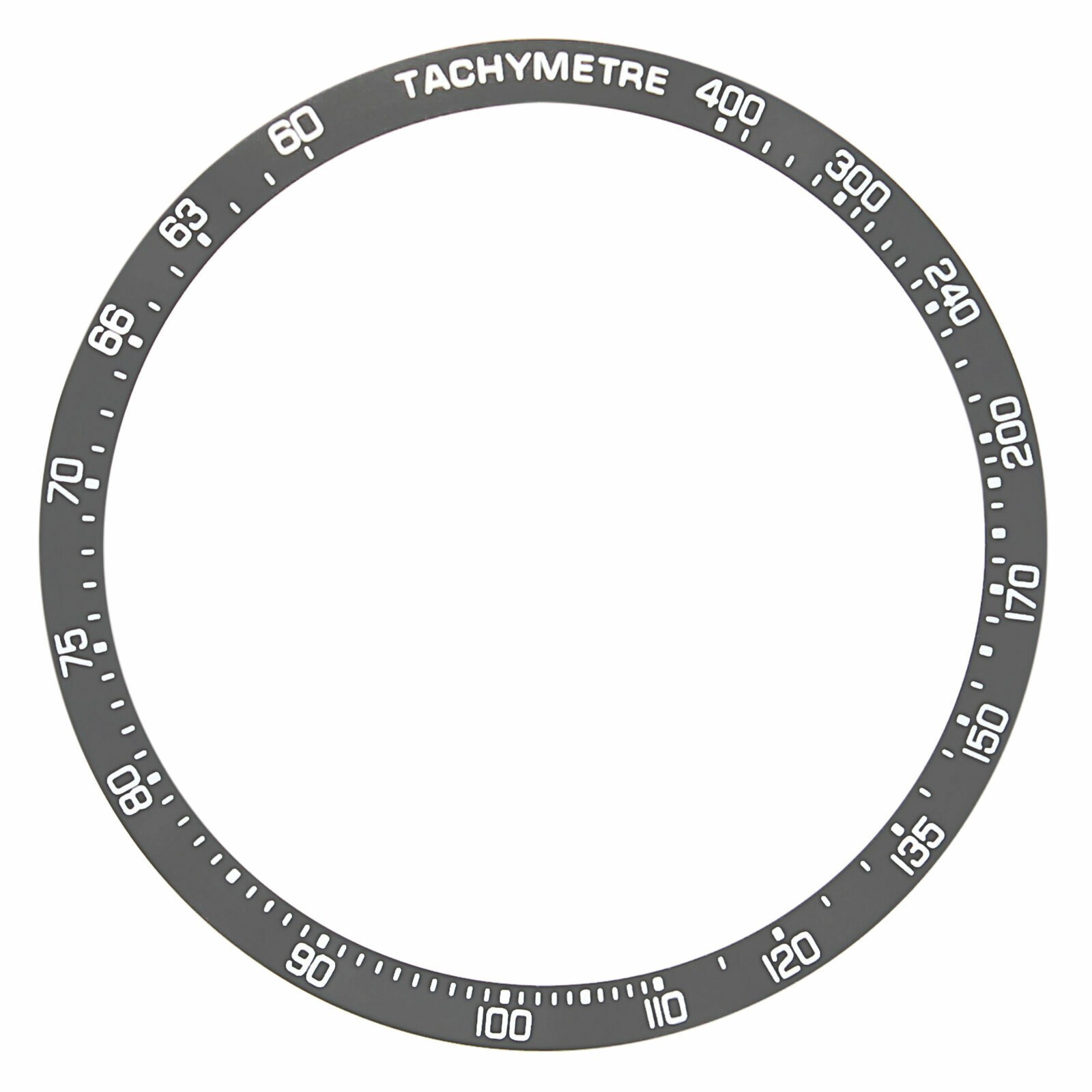 BEZEL INSERT FOR 41MM TAG HEUER CARRERA CHRONO CV-2010 CALIBRE 16 CHRONO GREY
