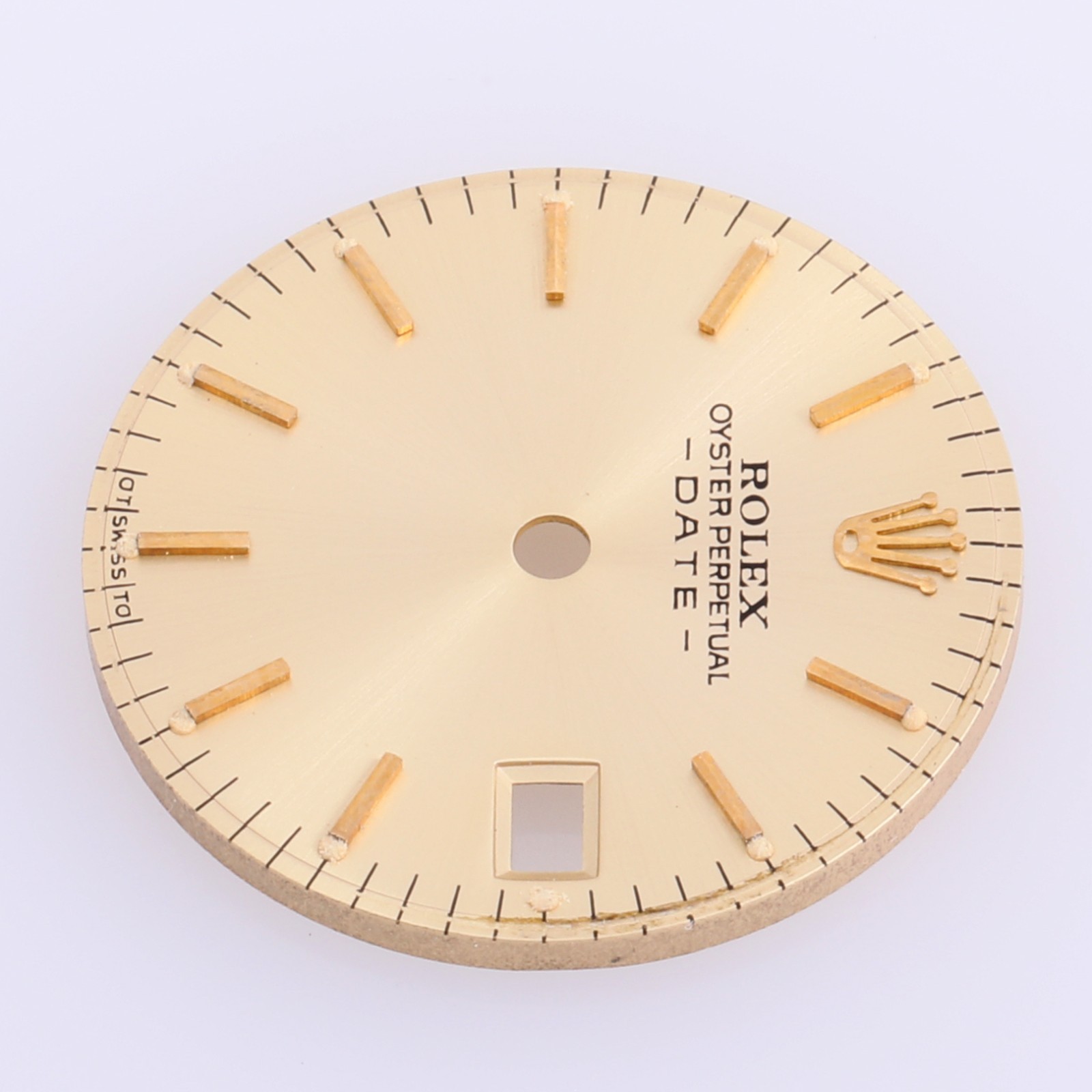 Rolex Lady Date 26mm Champagne Stick Dial T Swiss T 6917 69173 69178 #J46