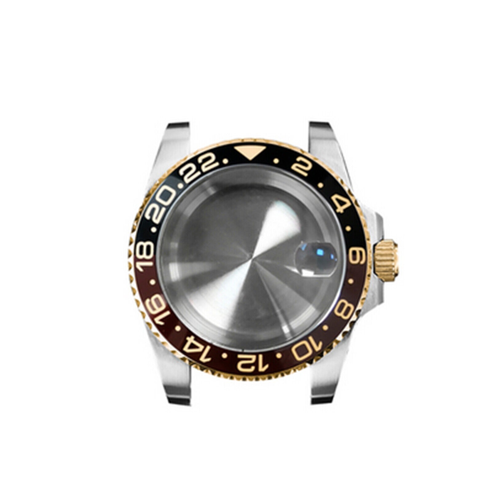 40MM Glass Watch Case Stainless Steel Case Watch for NH35/NH36 Watch Movement