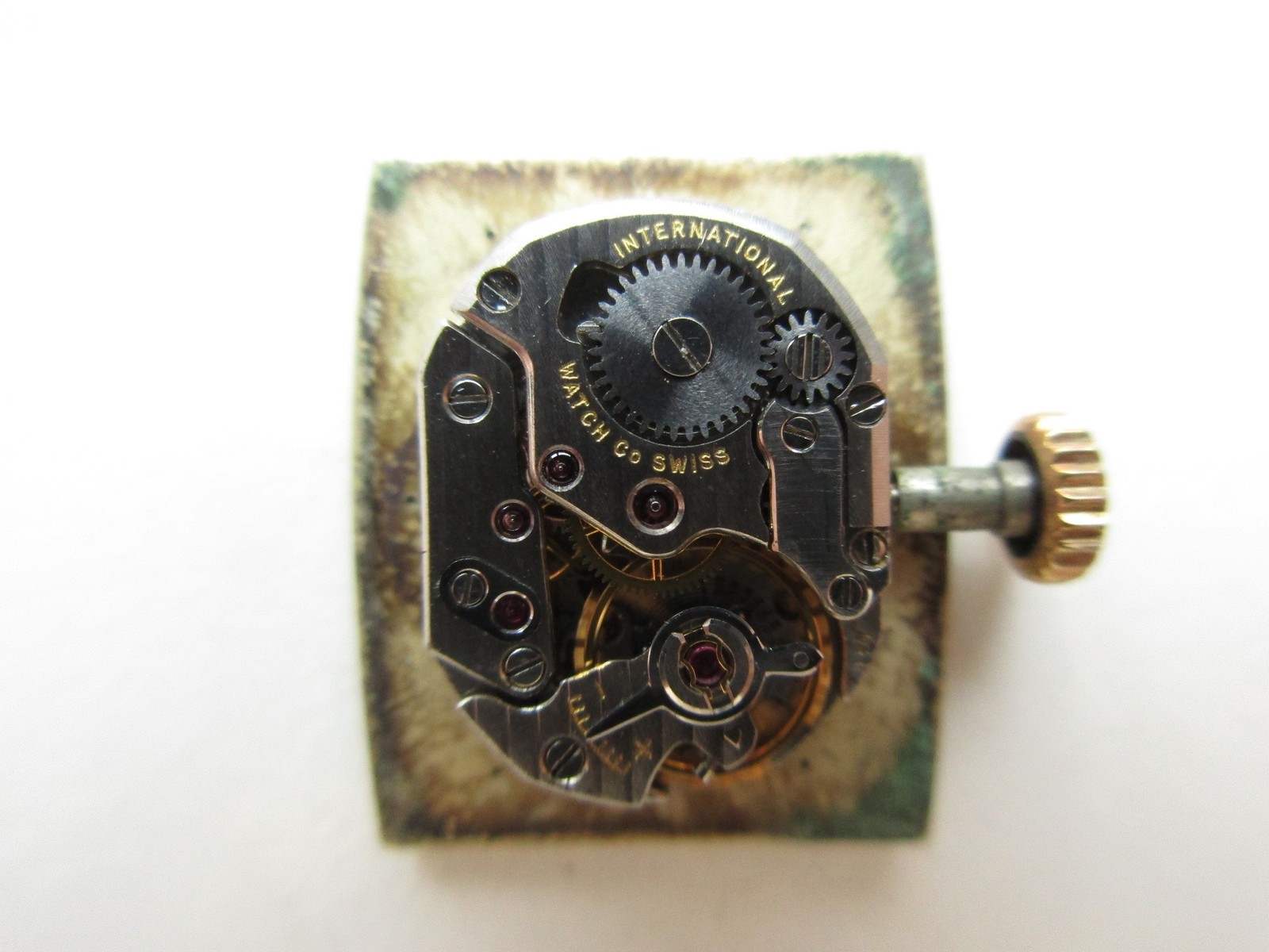 International watch co IWC cal. 431 Swiss watch movement & dial – running