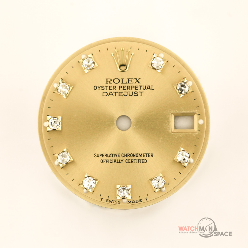 Original Lady Rolex Datejust 6917 69163 69173 Champagne Diamond Dial 2tone #L34