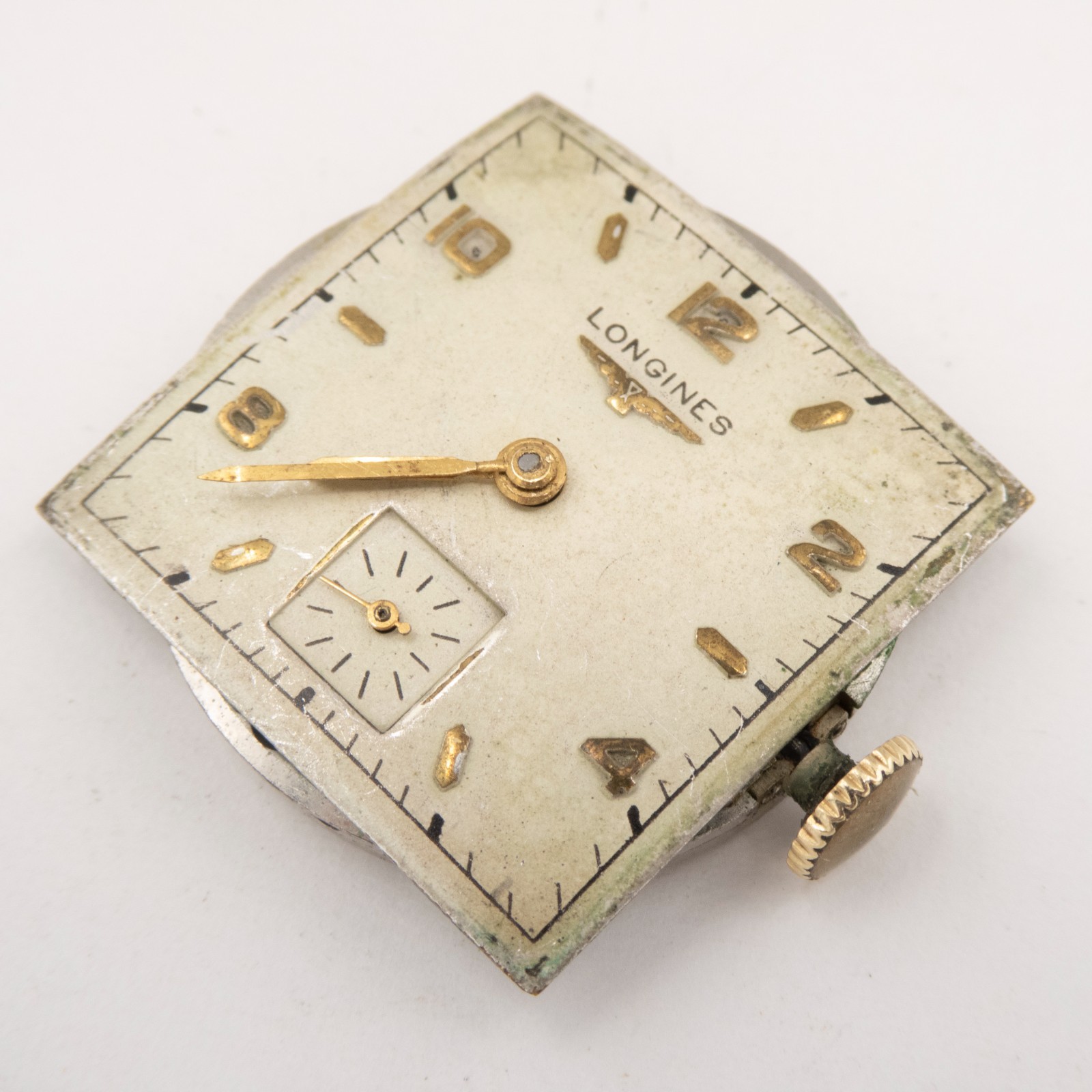 Vintage Longines Caliber 23Z 17-Jewel Wristwatch Movement, Keeps Time