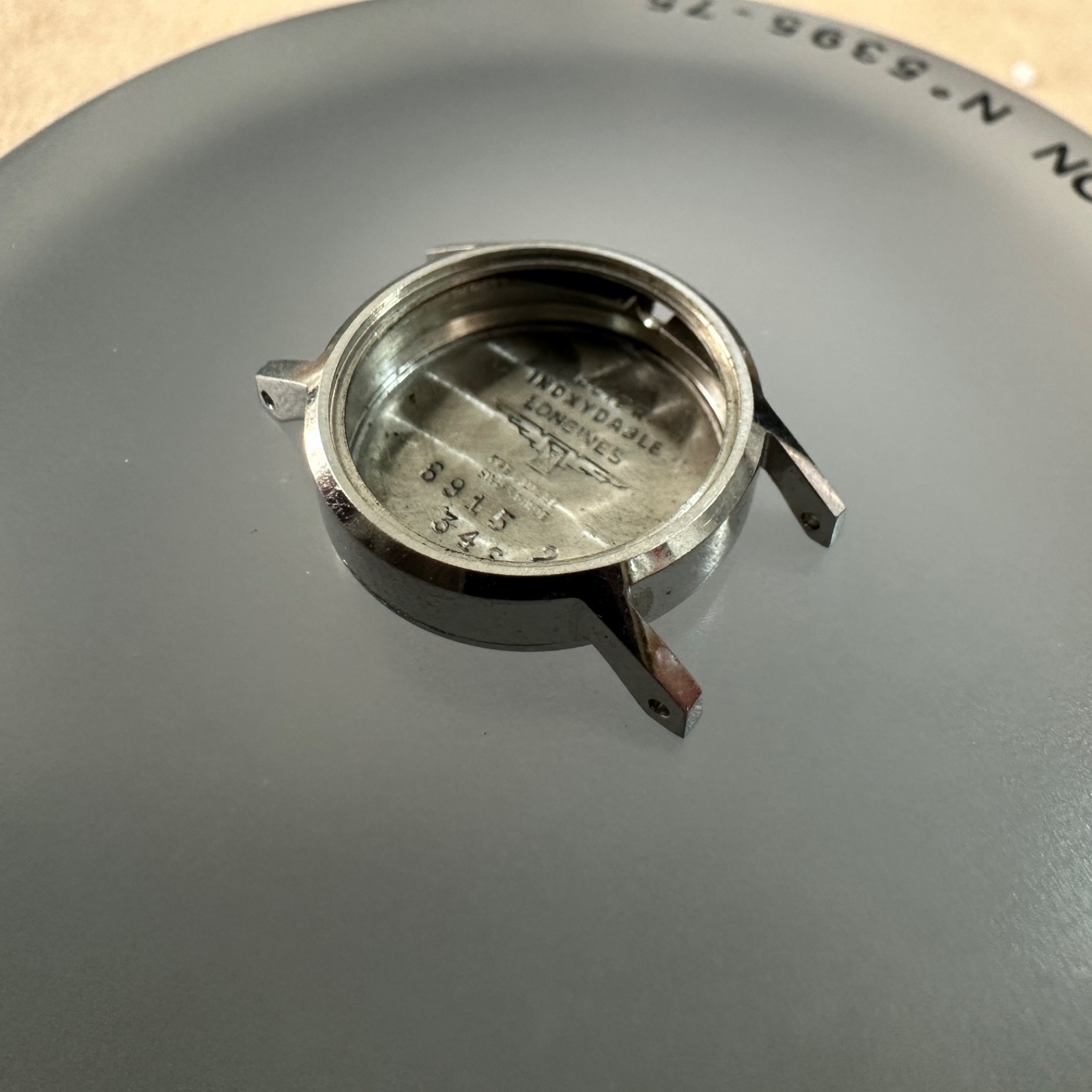 Longines watch case ref: 6915-2 346 18mm steel without glass