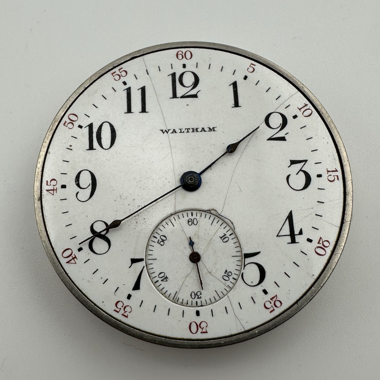 1915 Waltham No. 235 Model 1894 12s 17J Pocket Watch Movement PARTS / REPAIR