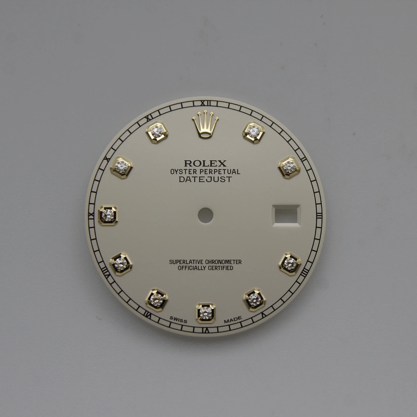 Rolex Oyster Perpetual Datejust Swiss Made Diamond Markers Dial 116333