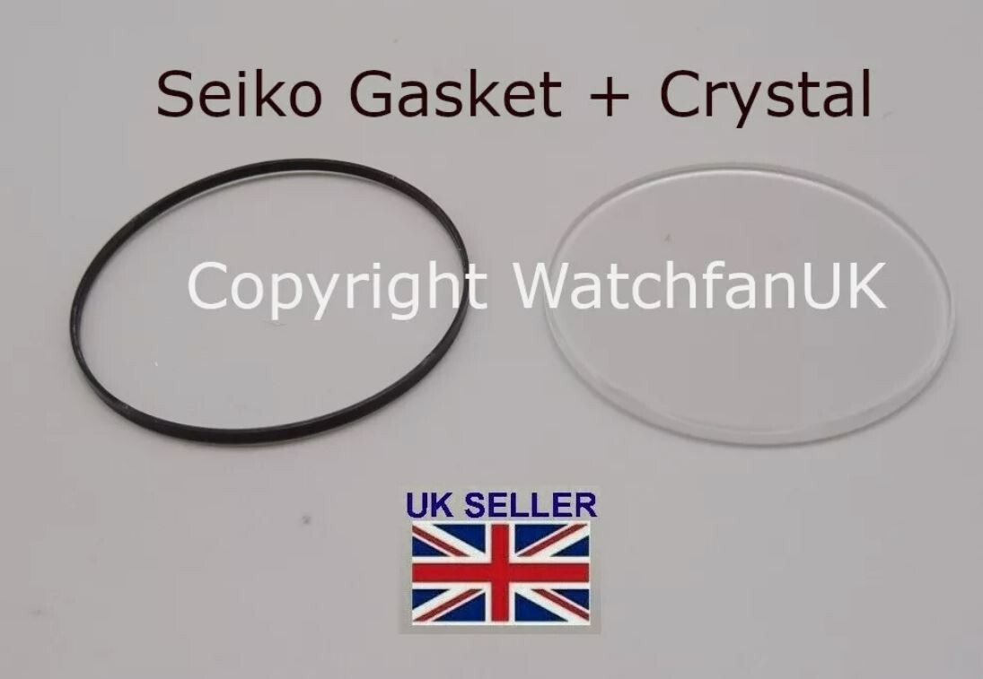 Flat Crystal + Gasket Fits Seiko SND088 7T92-0BA0 7T92-0DW0 7S26-3130 V158-0AD0