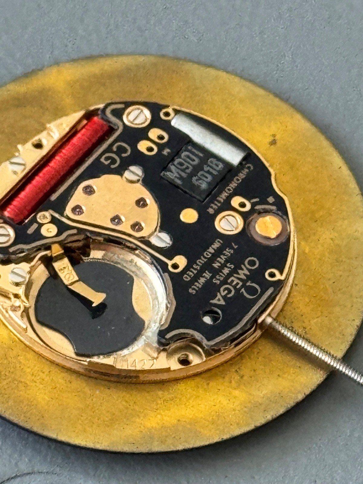 Omega 1427 Quartz Movement – Not Tested – Selling for Parts