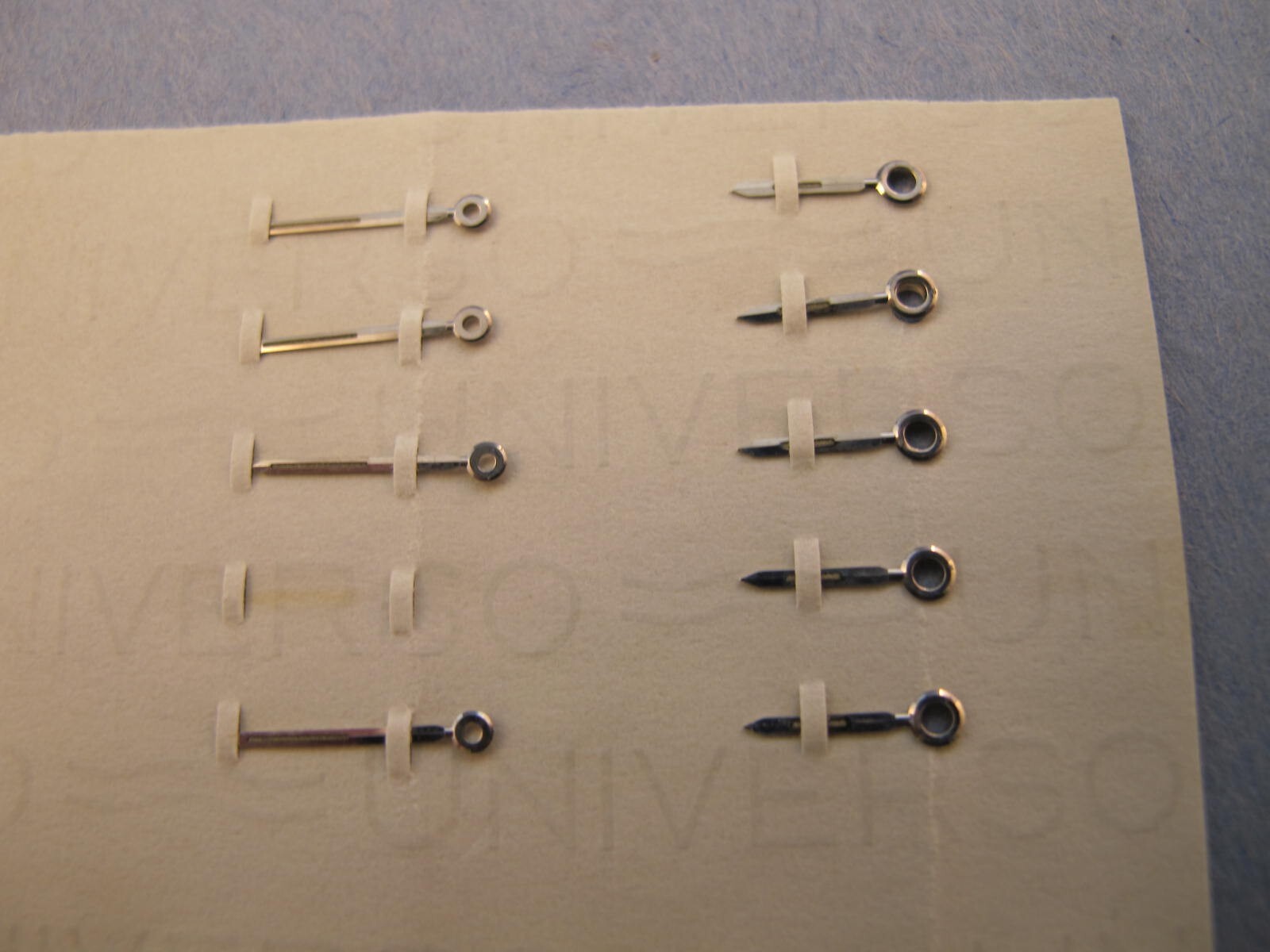 LECOULTRE NOS HAND SET MEMOVOX WHITE BATON WITH TRITIUM INSERTS 7.5/11MM #60
