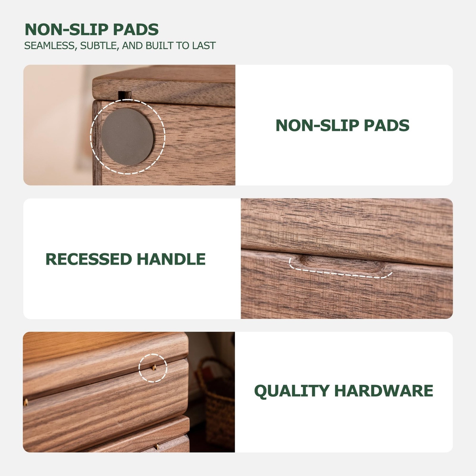 YESWOOD Jewelry Box Organizer, North America Black Walnut Wood Jewelry Boxes …