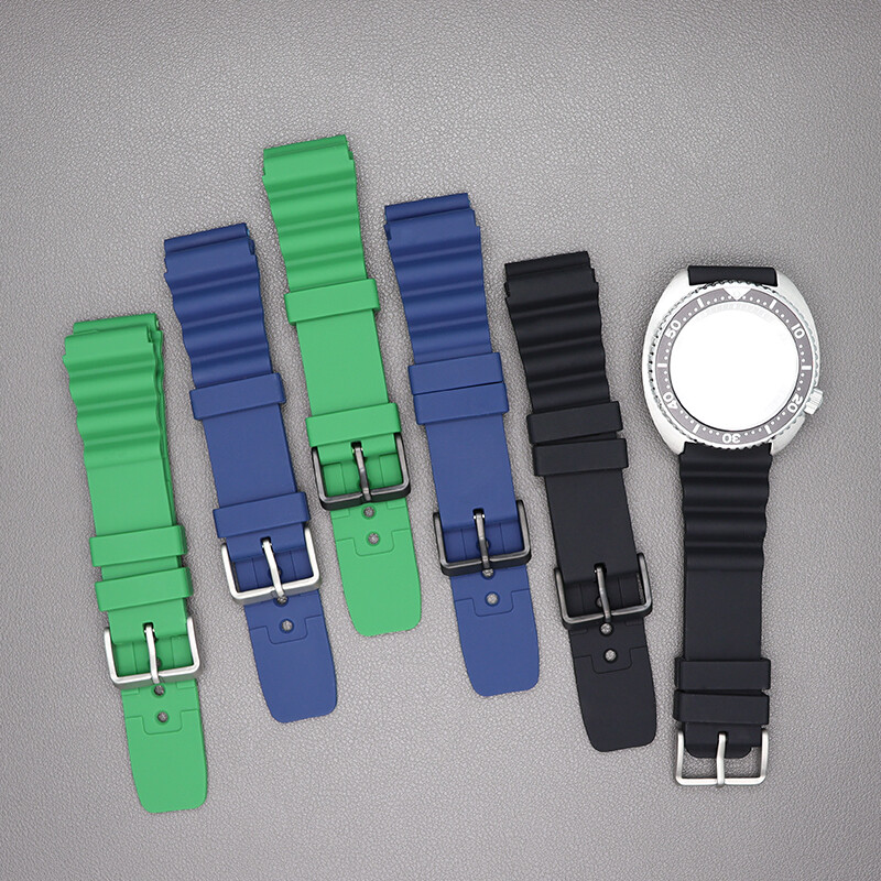 22mm Seiko Series Rubber strap SKX 009 Skx007 For Seiko 5 turtle high-quality