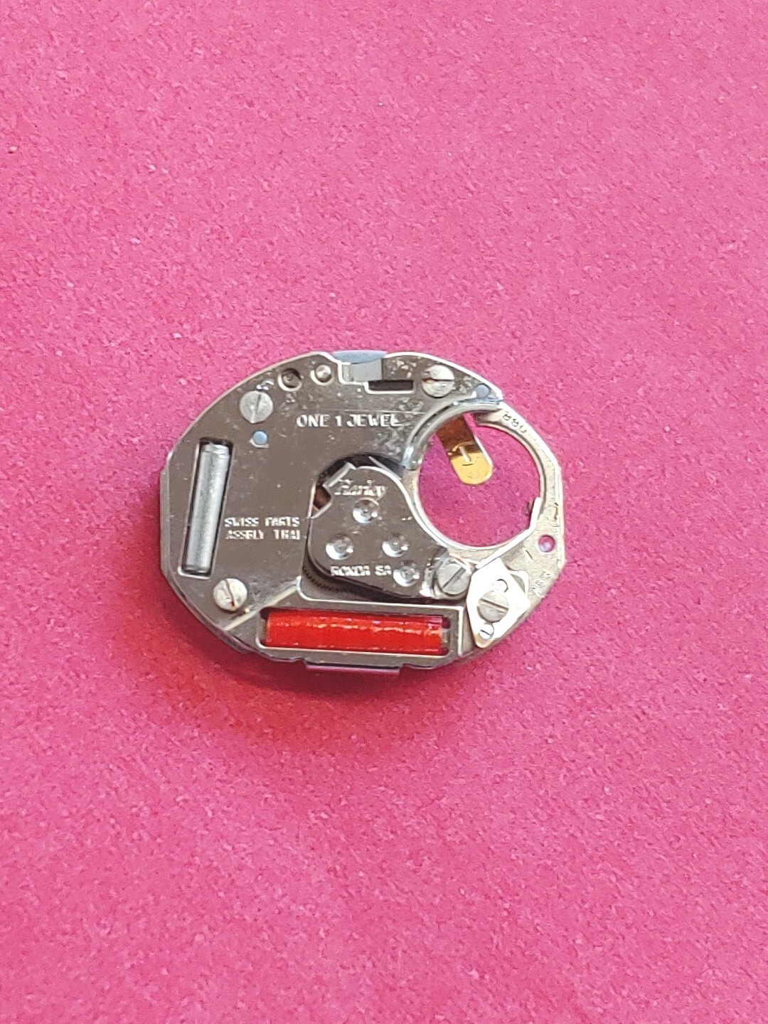 Ronda SA 753 Swiss Parts 1 Jewel Quartz Movement. Sets, Runs, Keeping Time 24Hr