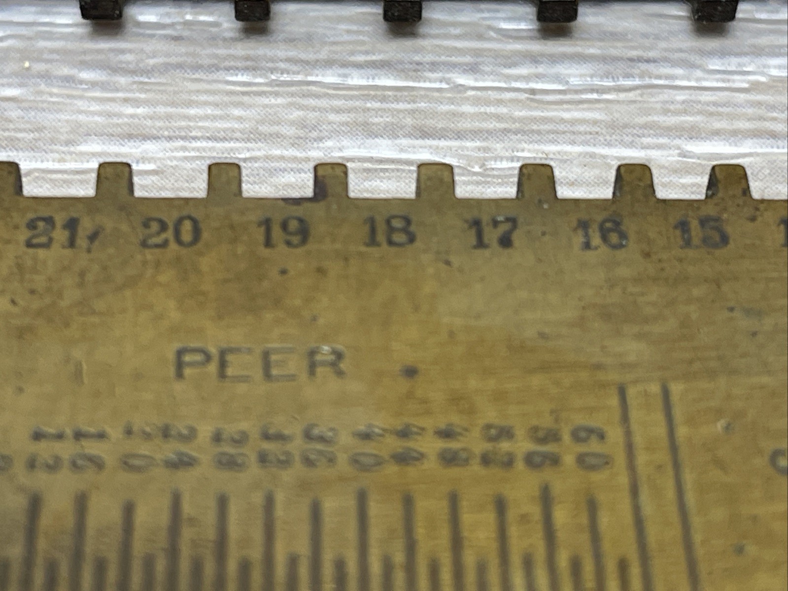 2 Clockmaker’s/Watchmaker’s Estate Antique Heavy Brass Peer Mainspring Gauge