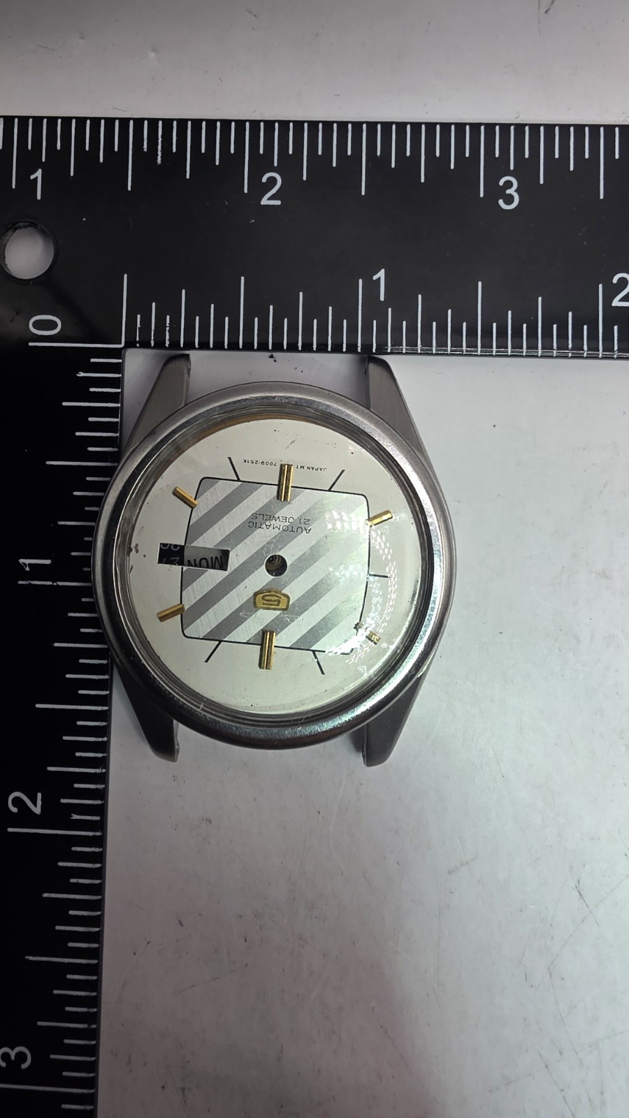 (6)Seiko 6119c movement & Cases. Most Run & Serviced In Good Condition Watch Lot