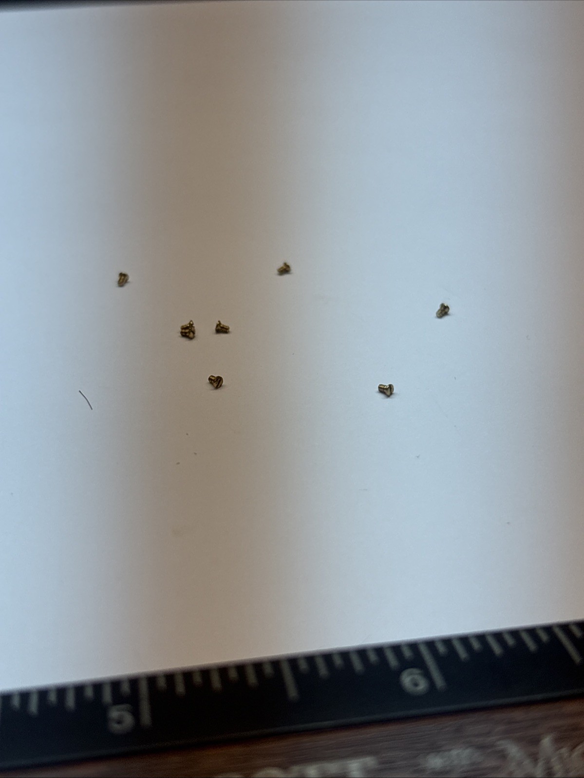 Cartier 18kt Screws For Watch As Is