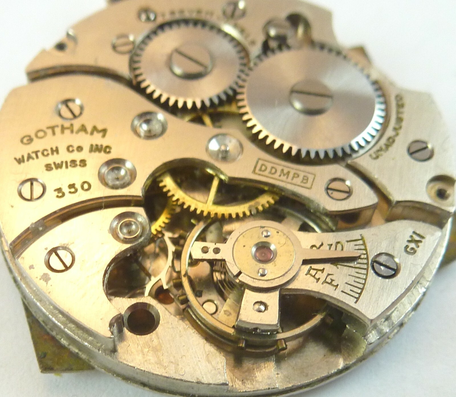 Gotham 350 DDMPB Mechanical Wristwatch Movement – Part Repair