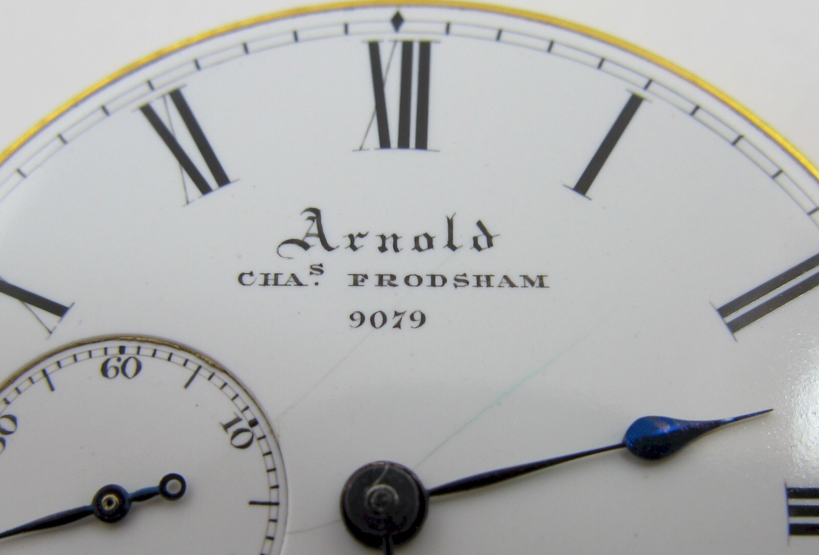 Pocket Watch 9079 Movement Arnold C. Frodsham 84 Strand London fit hunting case