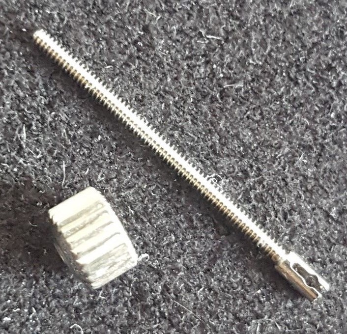 Omega Water Resistant Crown, Steel, Part Number 43242