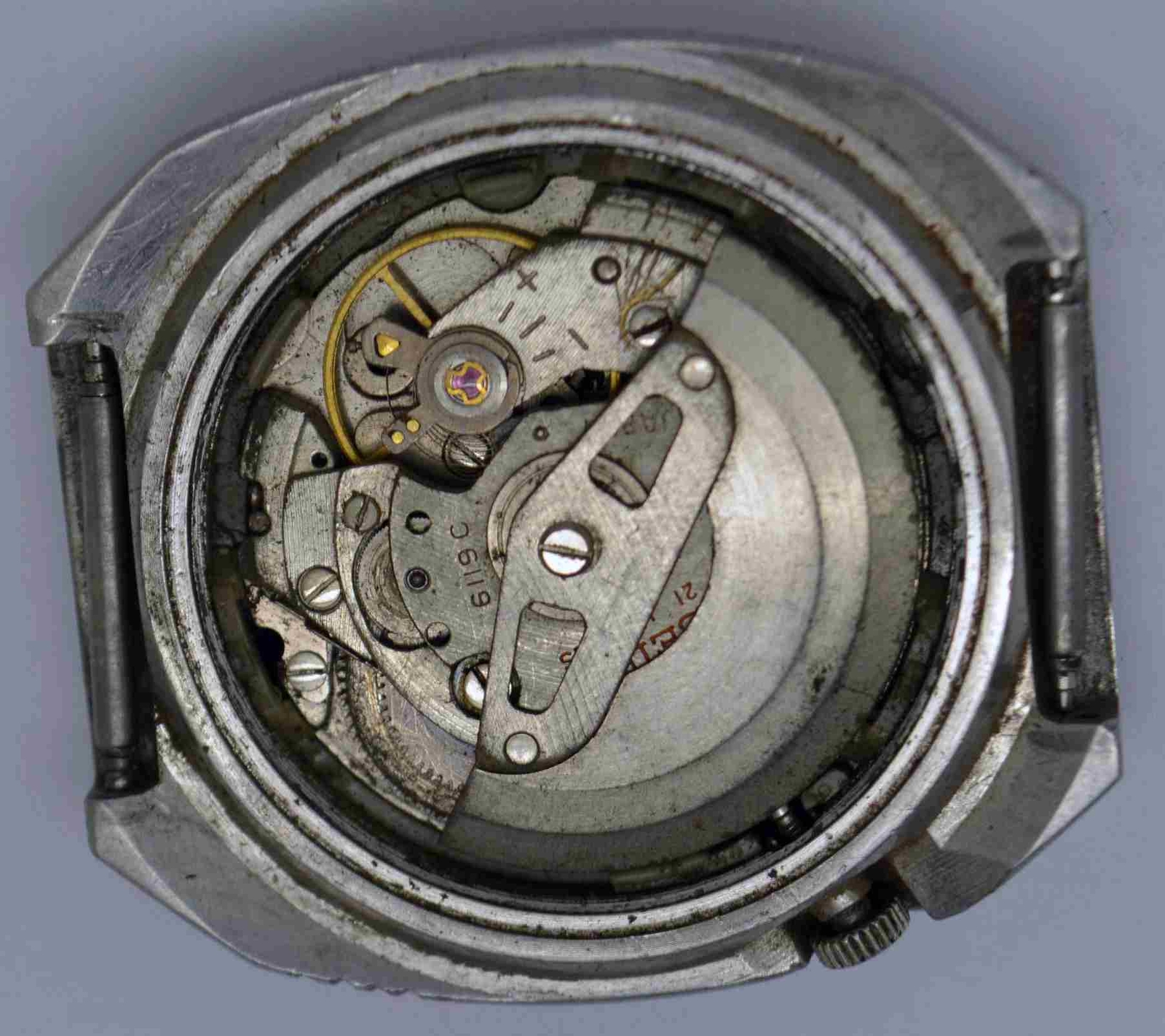 VTG SEIKO Steel Wristwatch. Ref: 6119-8580, Cal: 6119C. For Parts/Repairs