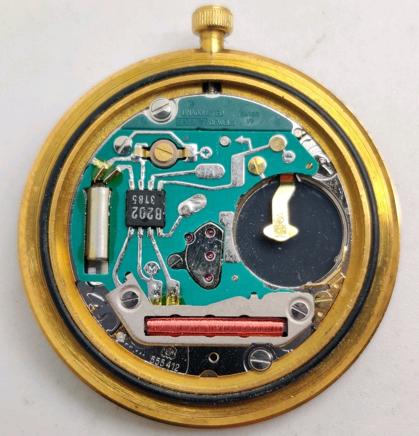 ETA Cal. 555.412 Swiss quartz watch movement Works