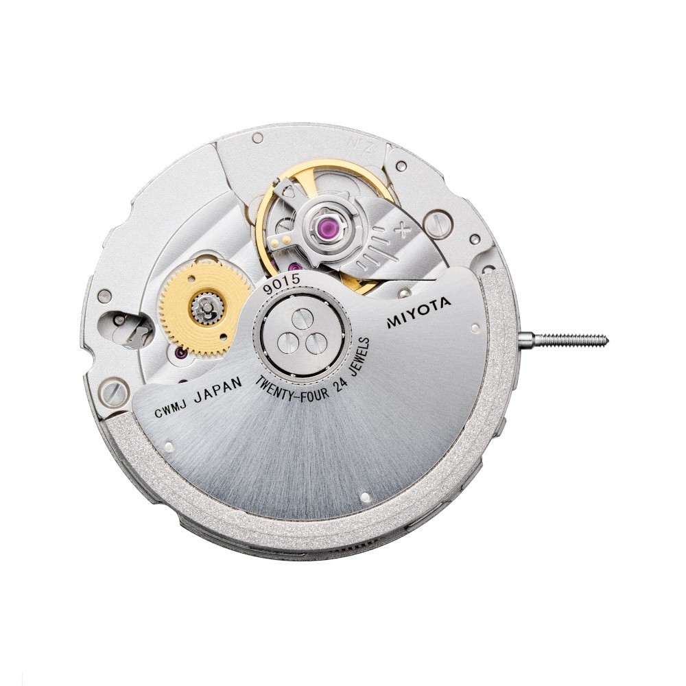 Miyota/Citizen 9015, 3 Hands, Date @3, Japan Automatic Movement Ht. 6.0MM