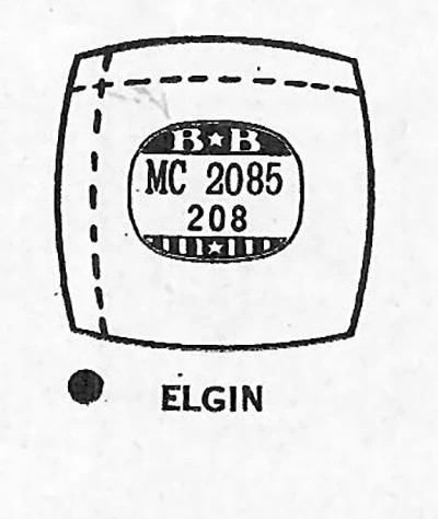 ELGIN : MULTIPLE MODELS – Cushion 20.8mm x 20.8mm