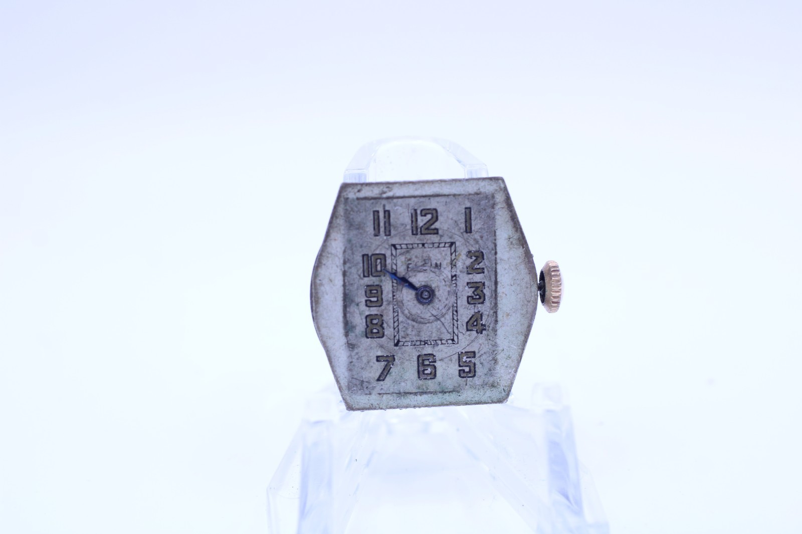 ELGIN TRENCH WRIST WATCH MOVEMENT GR. 431, 7j, 6/0s 24128055 FOR REPAIR (M10)