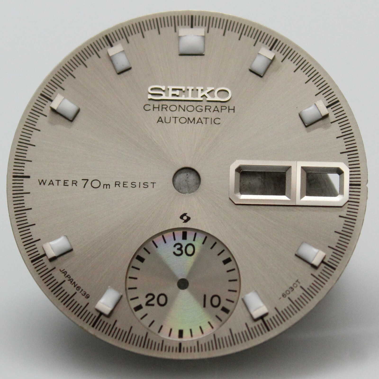 Silver Resist Dial SEIKO Chron 6139-6000 6139-6001 6139-6002 6139-6005 Pogue